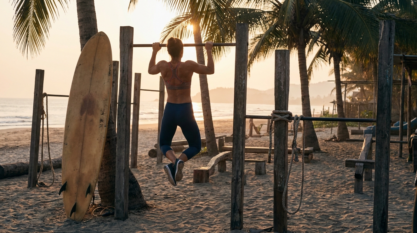 Surf fitness — surfing and water sports article illustration