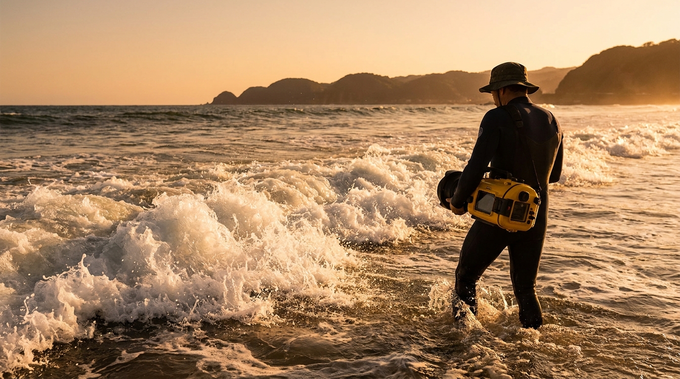 Surf photography — surfing and water sports article illustration