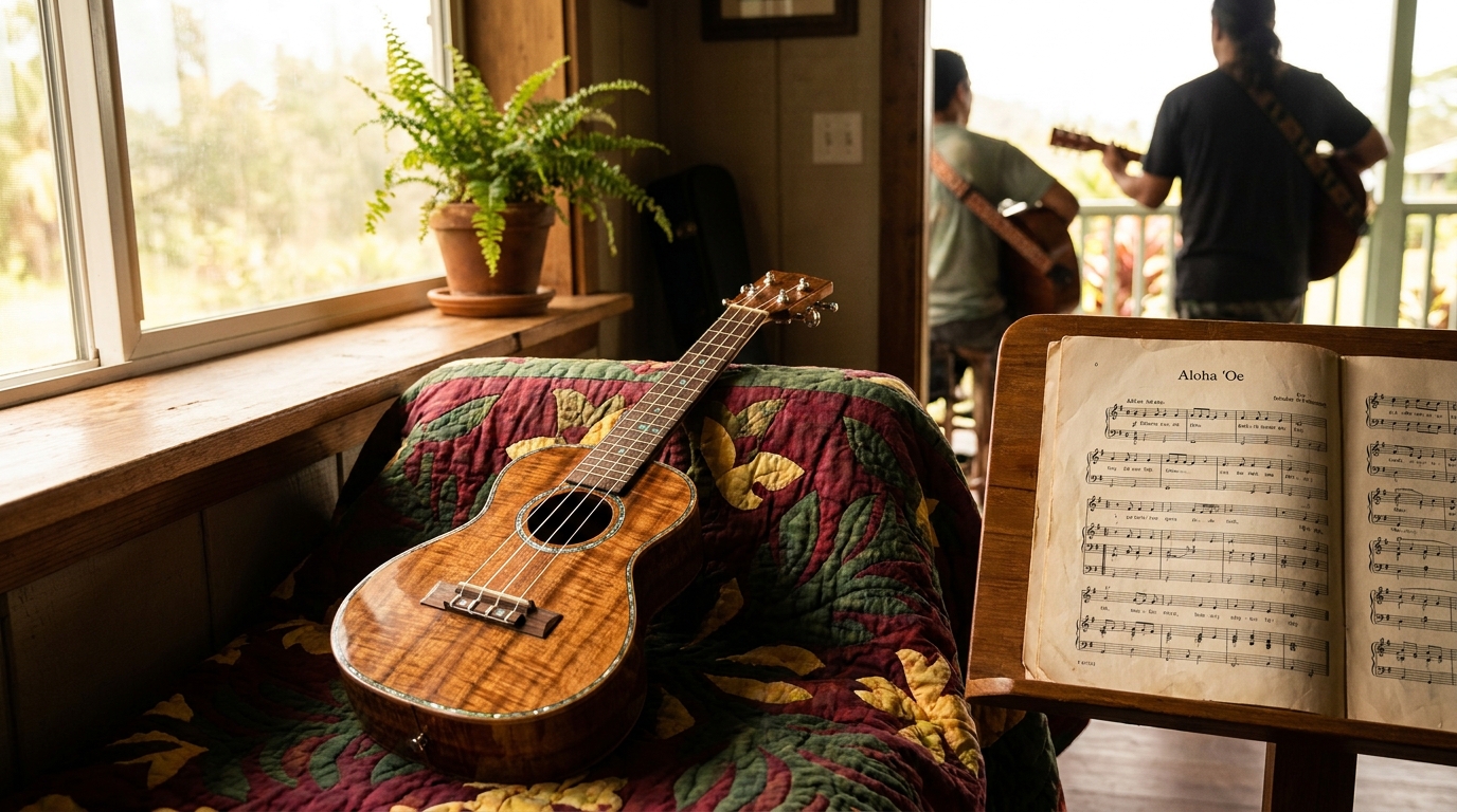 Ukulele guide — surfing and water sports article illustration