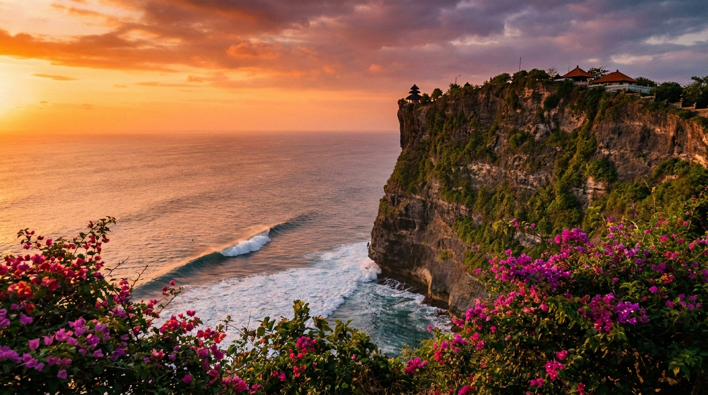 Bali — surfing and water sports article illustration