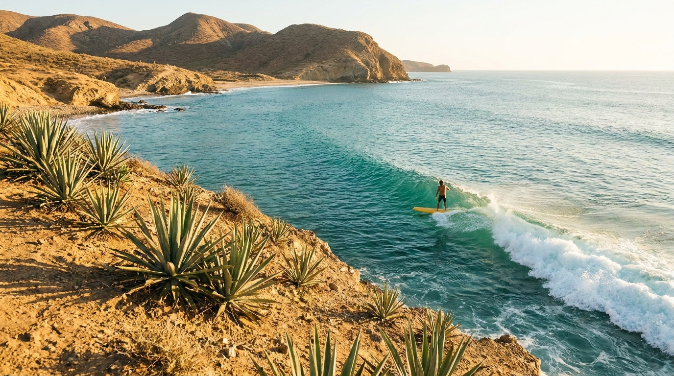 Mexico — surfing and water sports article illustration