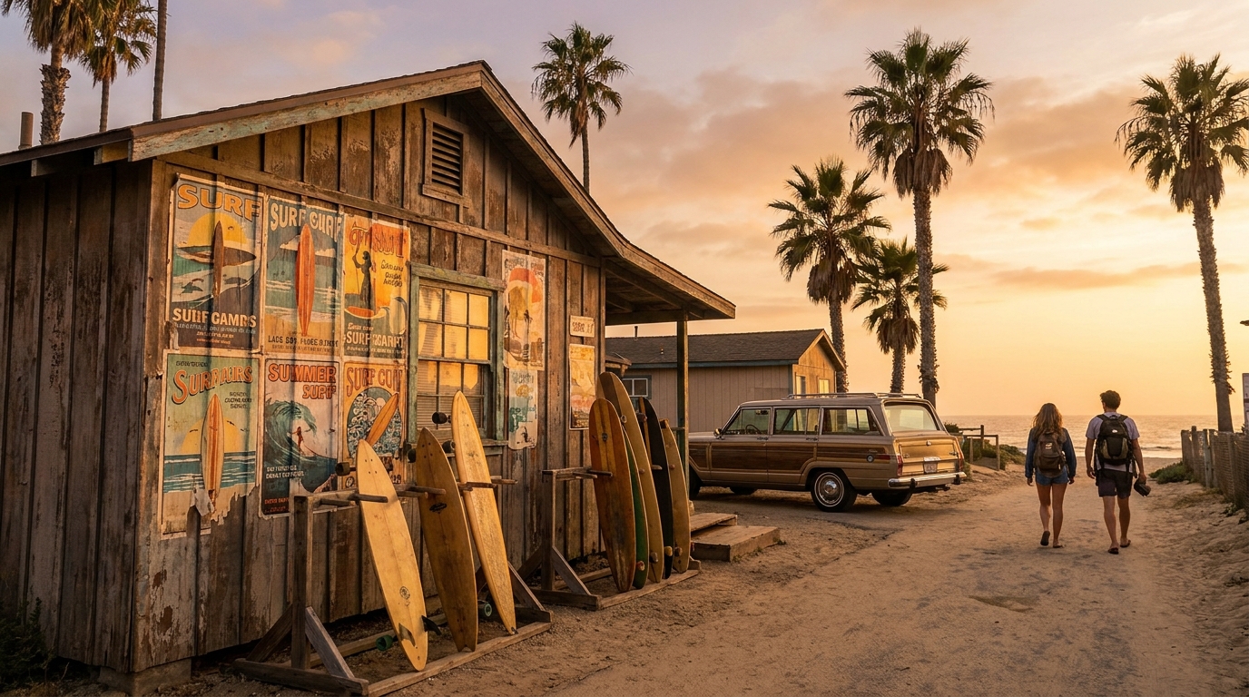 Surf culture — surfing and water sports article illustration