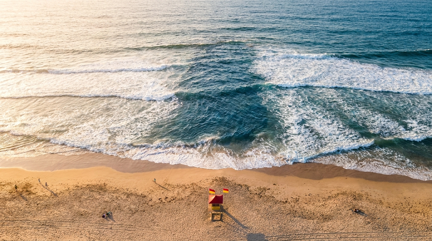 Rip current safety — surfing and water sports article illustration